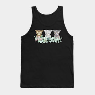 Triple Kitties Tank Top